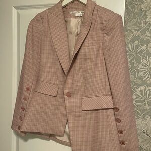 Victoria Beard pink Blazer, size 2
